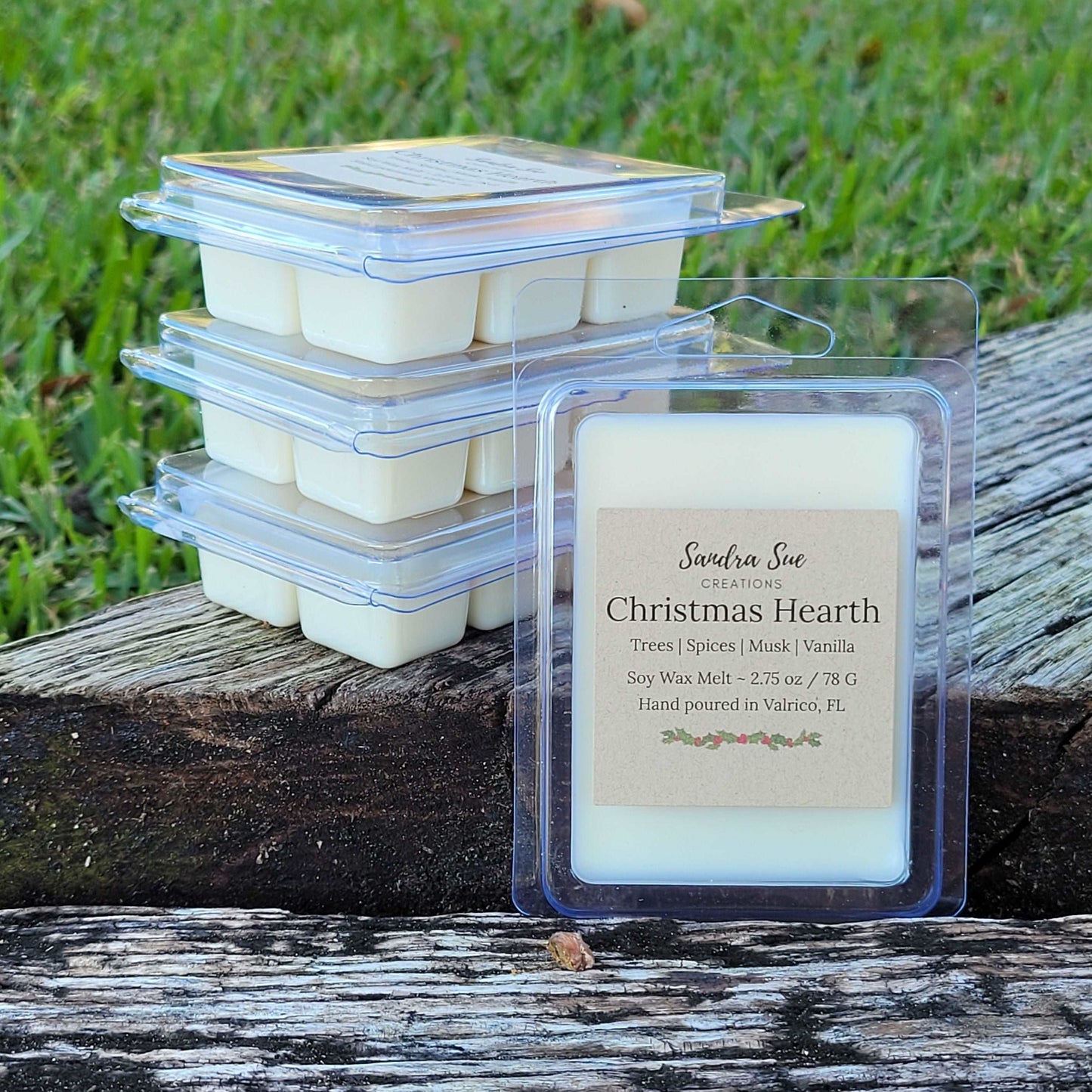 Christmas Hearth Soy Wax Melt - Sandra Sue Creations