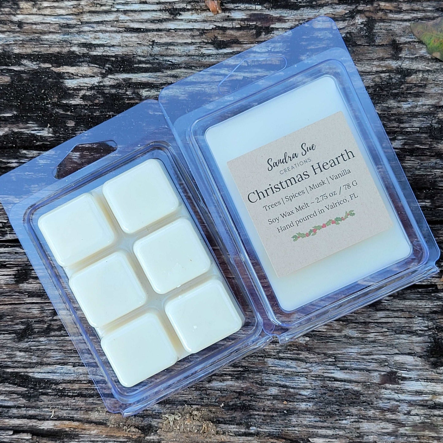 Christmas Hearth Soy Wax Melt - Sandra Sue Creations