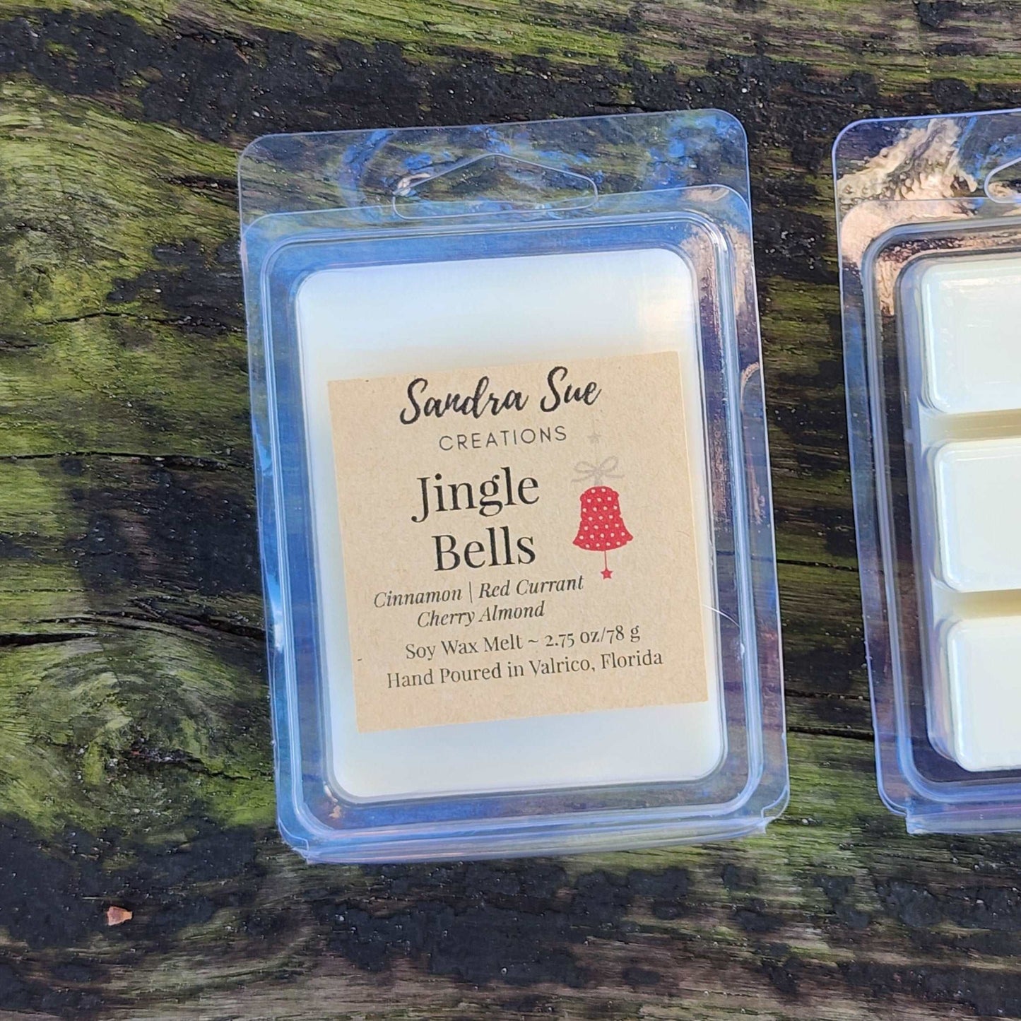 Jingle Bells Soy Wax Melt - Sandra Sue Creations