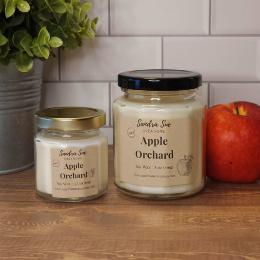apple orchard soy candle