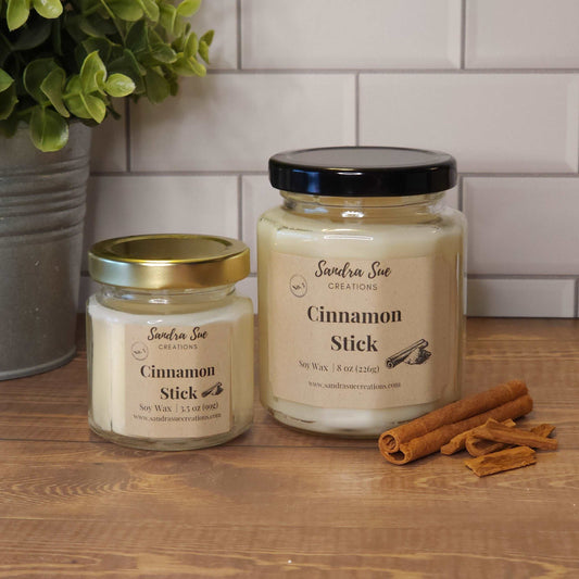 cinnamon stick soy candle 