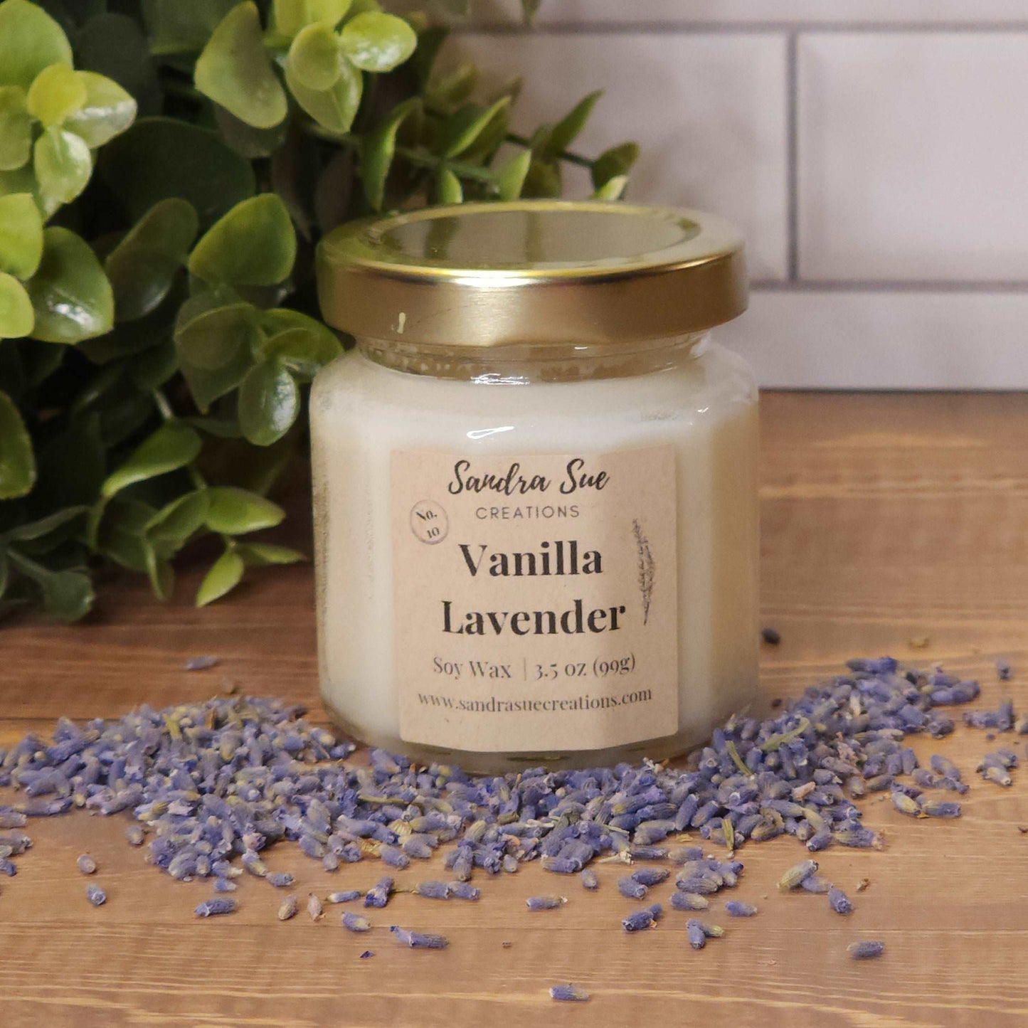 vanilla lavender soy candle