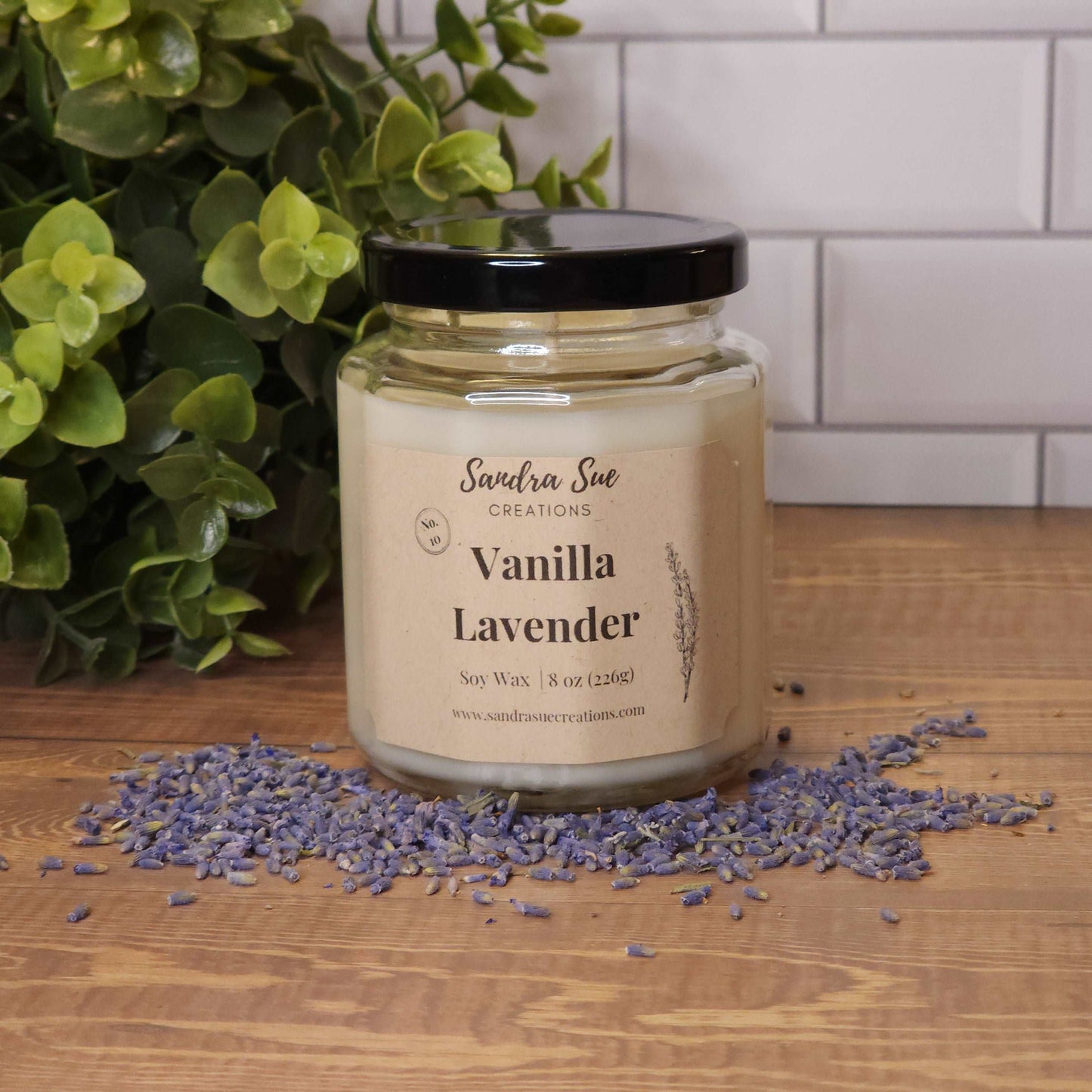 vanilla lavender soy candle