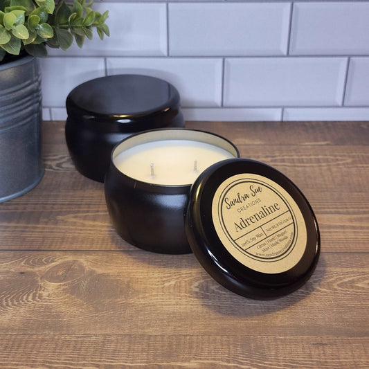 adrenaline masculine soy candle