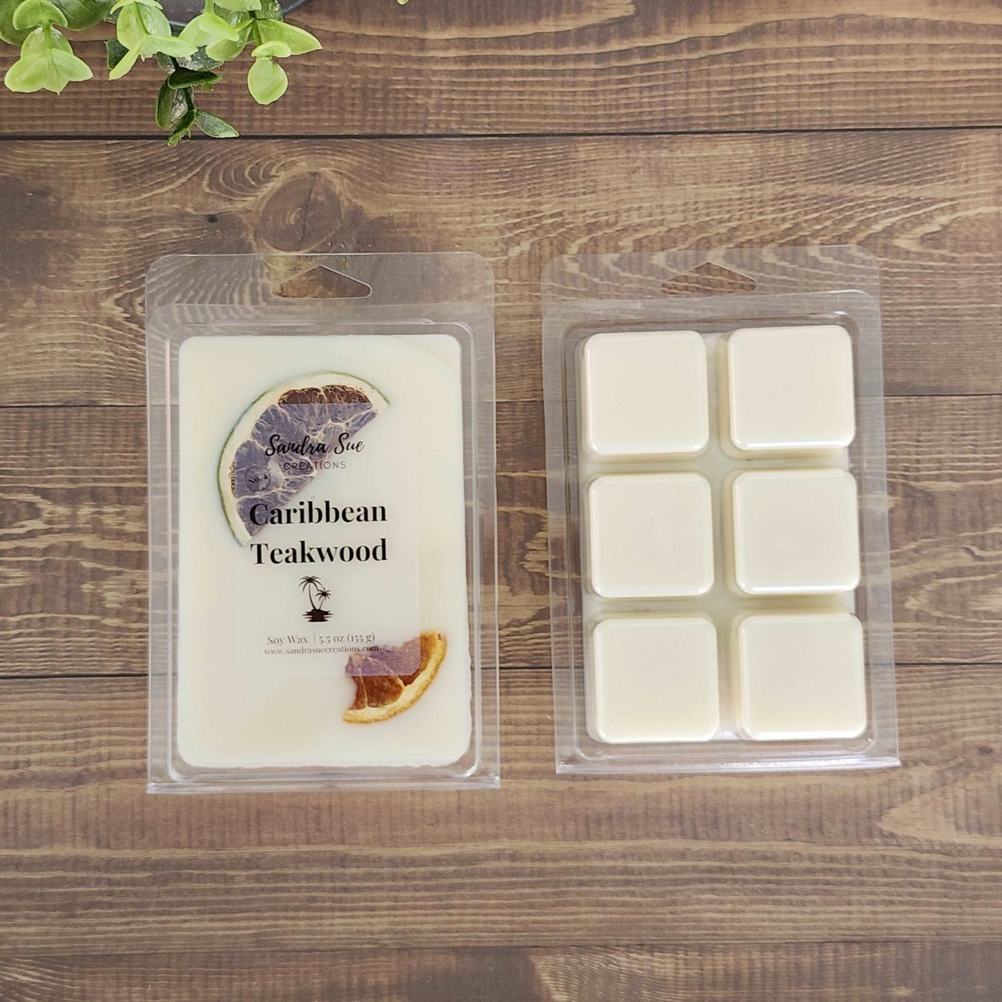 Caribbean Teakwood Large Wax Melt