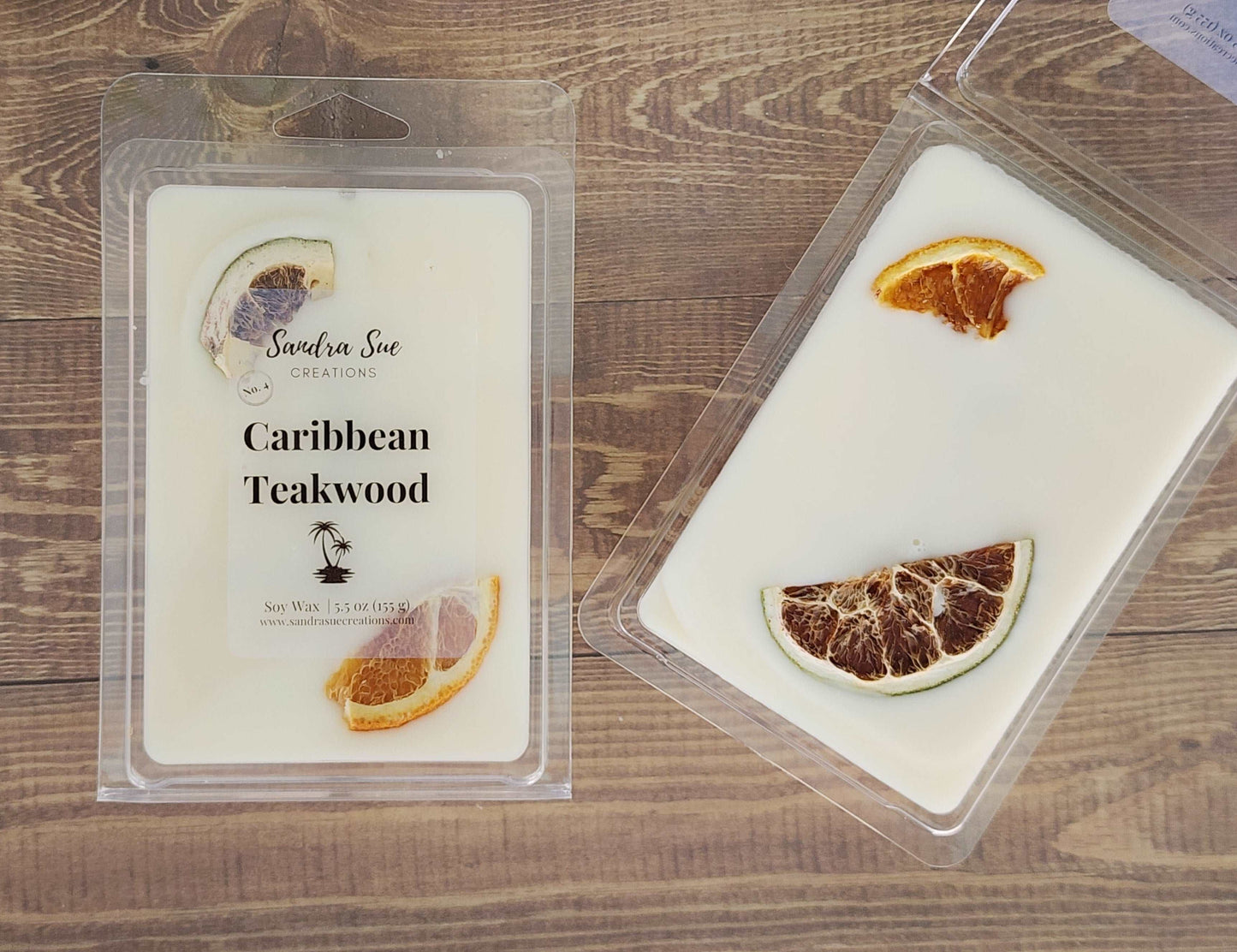 Caribbean Teakwood Large Wax Melt
