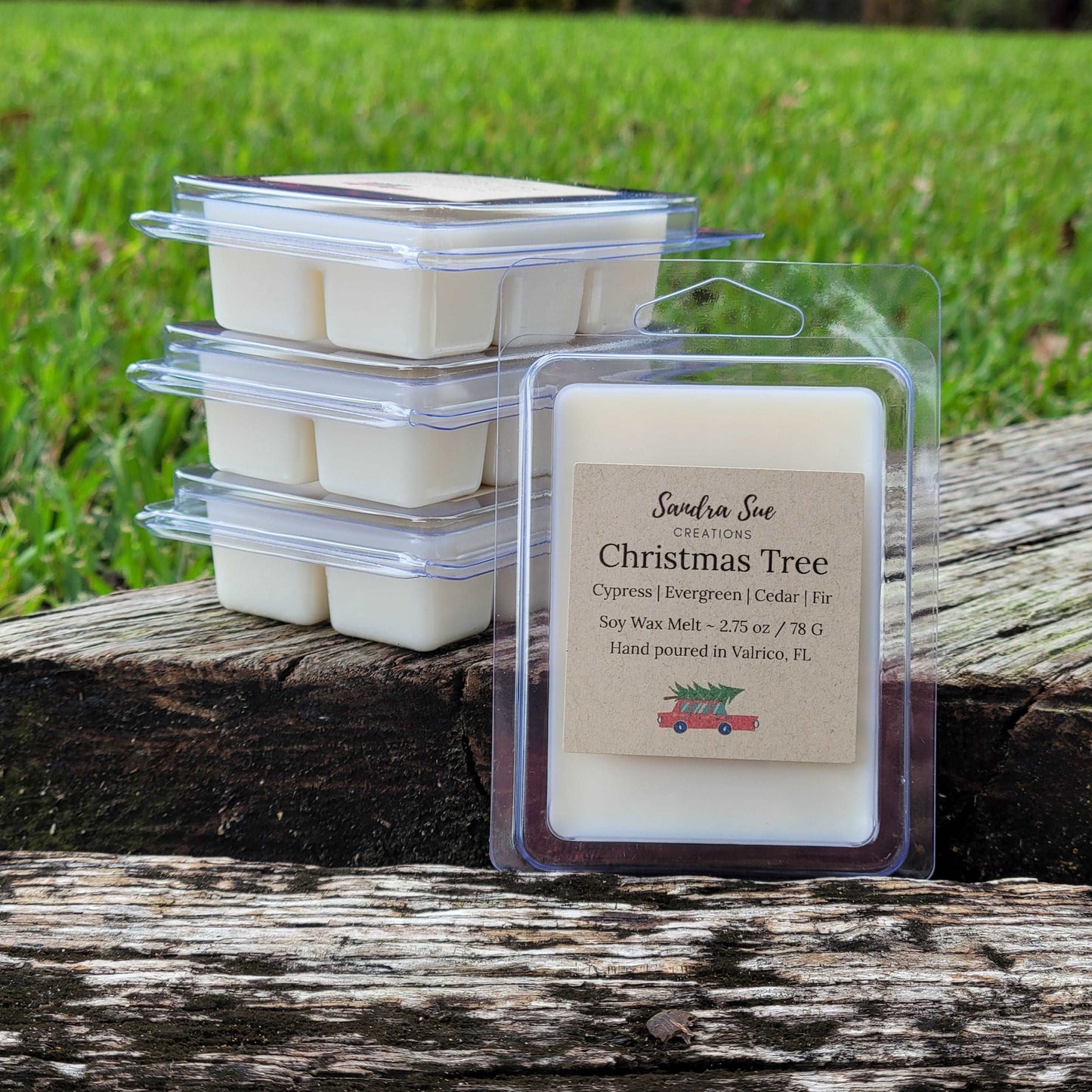 Christmas Tree Soy Wax Melt - Sandra Sue Creations