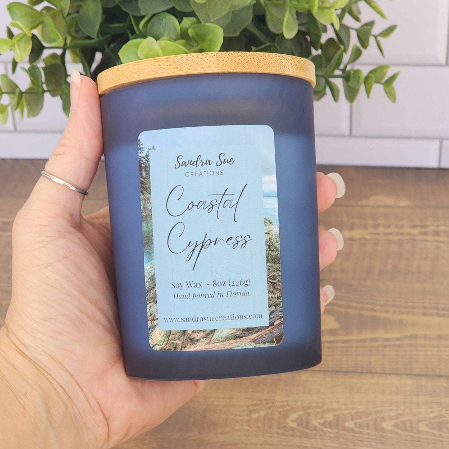 coastal cypress soy candle