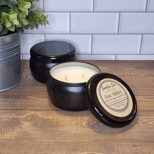 doc miller masculine soy candle 