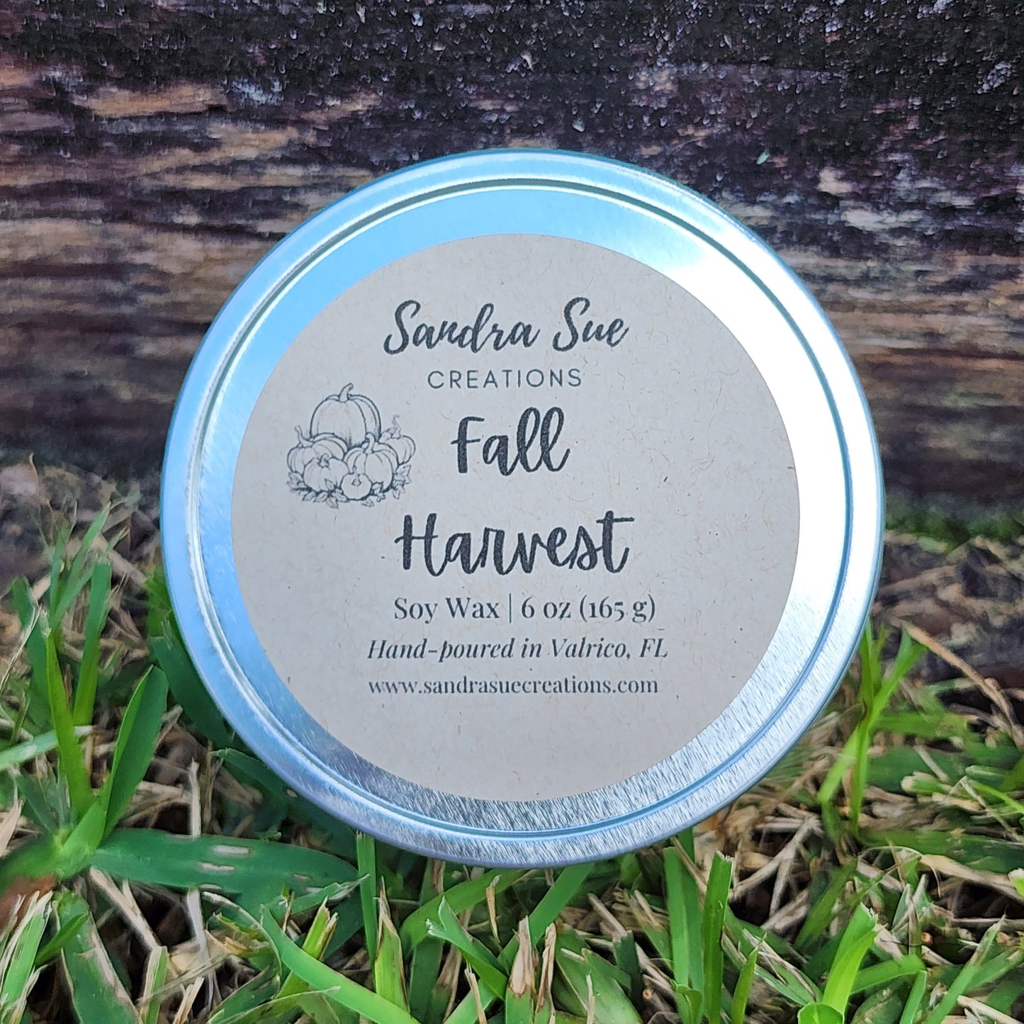 Fall Harvest Wickless Candle