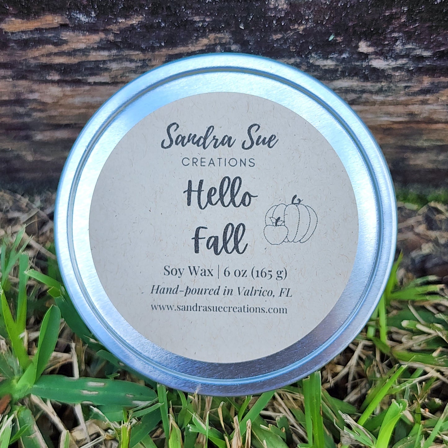Hello Fall Wickess Candle