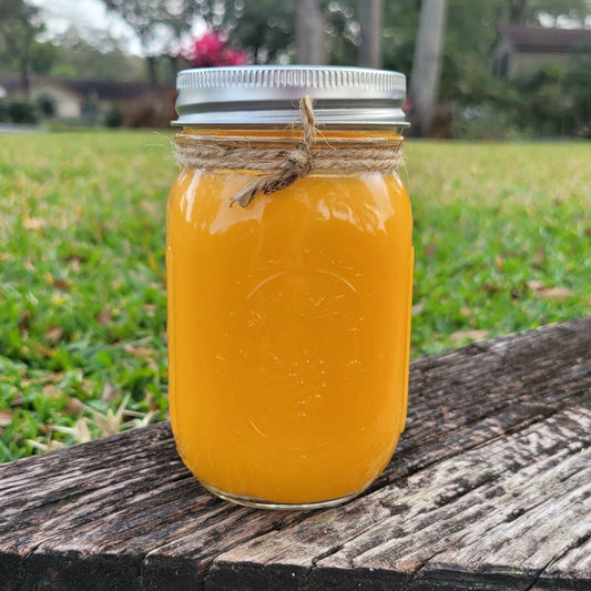 peach moonshine candle