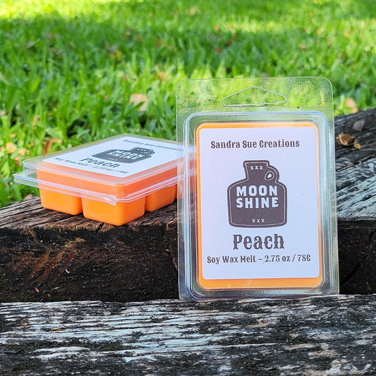 peach moonshine wax melt