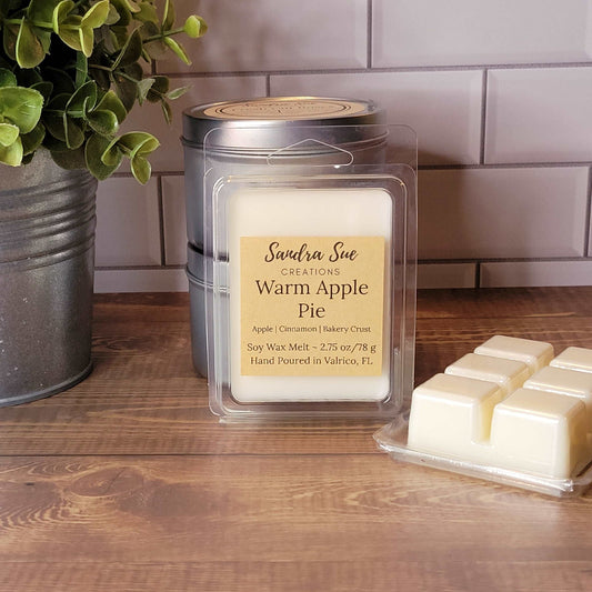 warm apple pie soy wax melt