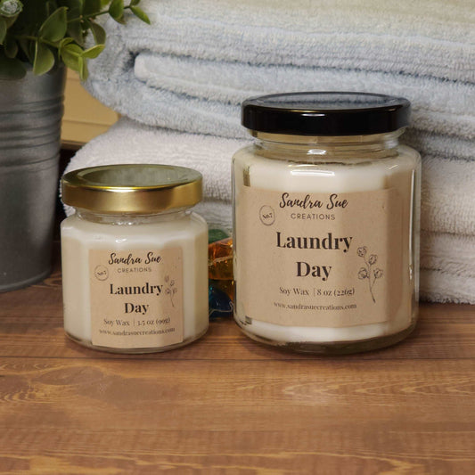 laundry day soy candle