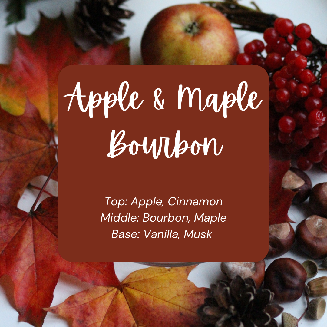 Apple & Maple Bourbon Wickless Candle