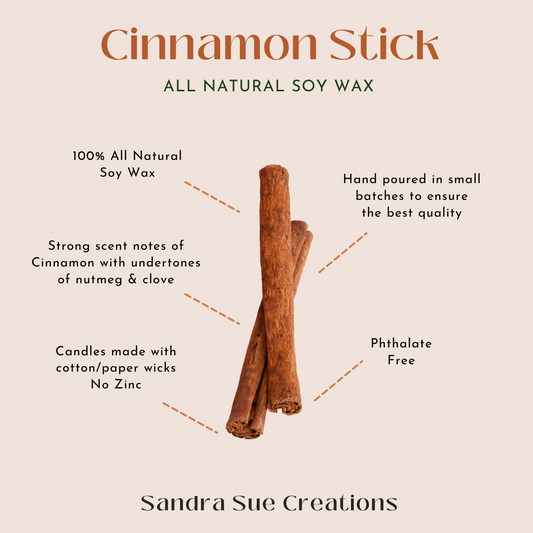 Cinnamon Stick Soy Wax Melt, 5.5 oz