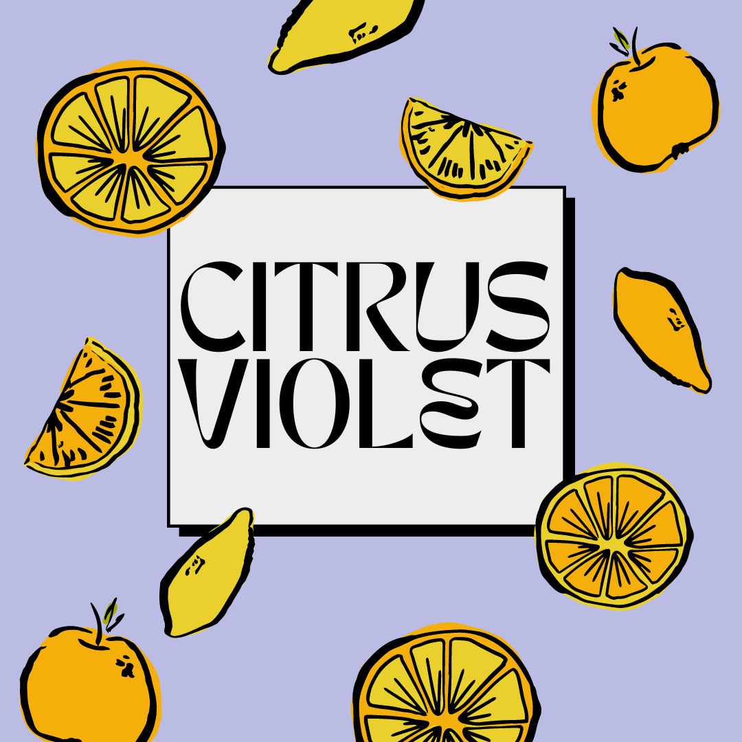 Citrus Violet Artisan Soap