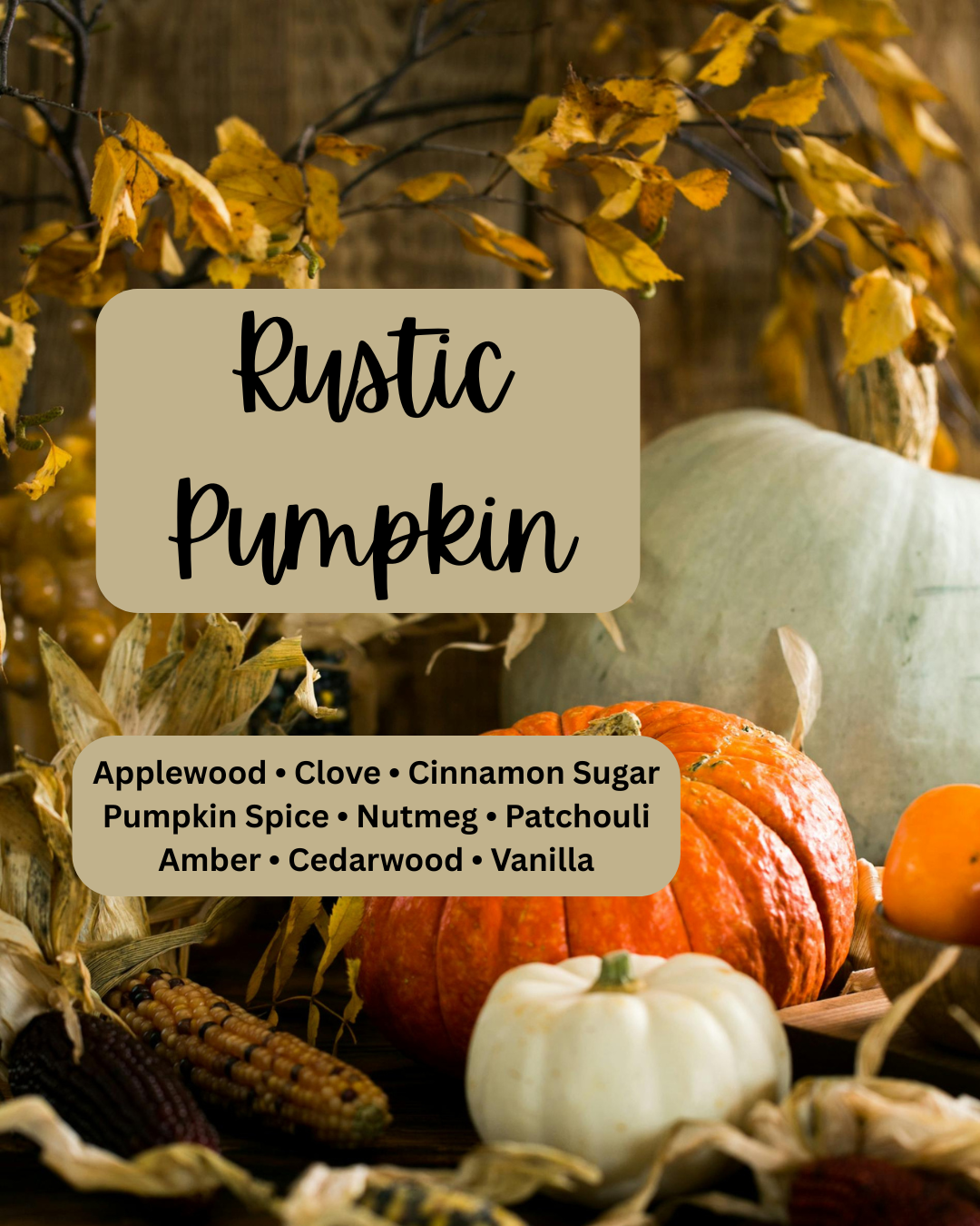 Rustic Pumpkin Soy Candle